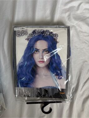 Spirit Blue Curly Wig